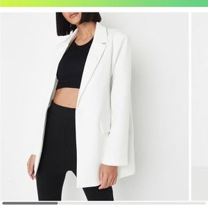NWT • Missguided White Blazer